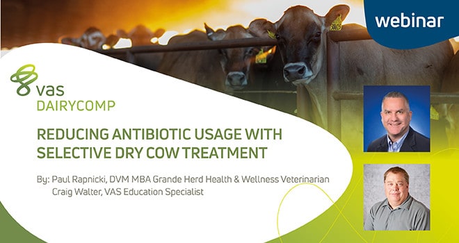 REDUCING ANTIBIOTIC USAGE WITH SELECTIVE DRY COW TREATMENT